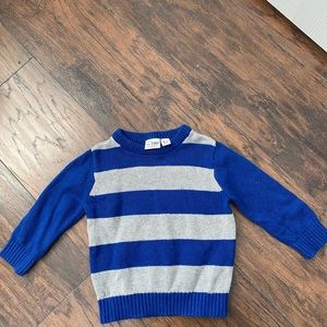 Blue stripe sweater, worn once.